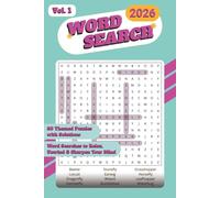 2026 Word Search Puzzle Book for Adults: 80 Themed Large Print Word Searches to Relax, Unwind, and Keep Your Mind Sharp All Year Long