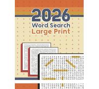 2026 Word Search Puzzle Book: Word-Finds Puzzle Book for Adults & Seniors.