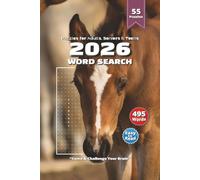 2026 Year of the Fire Horse Word Search Puzzle Book: Fiery Word Searches Featuring Fire, Horses, Luck & More | 6×9 Inches, 110 Pages | 50+ Puzzles for Lunar New Year, Holidays & Relaxing Fun