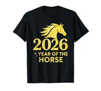 2026 Year of The Horse Shirt Yellow Luxury - Lunar New Year Camiseta