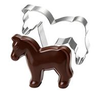 2026 Year Of The Hōrse Stainless Steel Cookie Mold - Horse Cake Čutter For Ɓaking | Metal Horsê Cookiē Cutter For Fondant Pastry | Chinese New Year Baking Tool, Dishwasher Safe