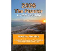 2026 Yearly Planner - Monthly & Daily Organizer | 12-Month Calendar, Daily Writing Space, Goal Planning, Appointments & Notes | Simple Minimalist Schedule Book for Home, Work & School