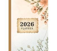 2026 Yearly Planner - Soft Minimal Productivity Planner with Weekly Goals & Monthly review, Habits & Reflection Pages