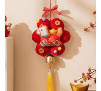 2026 Years of The Horse Spring Festival Plush Pendant,Cute Horse Chinese New Year Festival Hanging Ornaments,Auspicious Blessing Decor Pendant for Home Entryway and Lunar New Year Gift