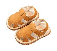 2026 Zapatillas de deporte para niños y niñas de 0 a 2 años que aprenden a correr, se llaman zapatos. Zapatillas deportivas con suela suave, antideslizantes con puntera, amarillo, 22 EU