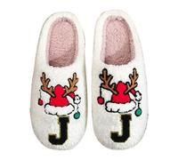 2026 Zapatillas de letra de zapato recién llegadas, zapatos acogedores, zapatos cálidos de invierno para parejas, transpirables cómodos, ideales para las vacaciones para él, Blanco5, 40 EU