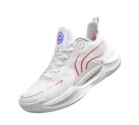 2026 Zapatos casuales de suela suave, ligeros, transpirables, de corte bajo, zapatos deportivos prácticos para entrenamiento, Blanco, 37 EU