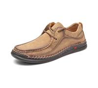 2026 Zapatos Casuales Para Hombre Transpirable Cómodo Mocasines Para Uso Diario Suela Plana, Parte Superior Zapatillas De Moda Zapatos De Hombre Ofertas Hoy, marrón, 38 EU