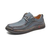 2026 Zapatos Casuales Para Hombre Transpirable Cómodo Mocasines Para Uso Diario Suela Plana, Parte Superior Zapatillas De Moda Zapatos De Hombre Ofertas Hoy, azul, 45 EU
