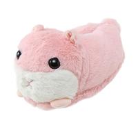 2026 Zapatos de mujer Suela Suave Cálido Hogar Algodón Hamster Bolsa de Moda de Felpa Algodón, Rosa., Talla única