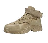 2026 Zapatos Hombre Gran Tamaño Felpa Térmica Botas De Nieve Aventura Al Aire Libre Camping Montañismo Botas de Nieve Altas Hombres Zapatillas Trekking Cómodas Ligeras Sneakers