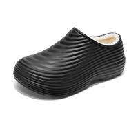 2026 Zapatos Hombre Zuecos Jardín Zapatos Mujer Hombre Zapatos de Trabajo Antideslizante para Mujer Alimentos Zapatos de Cocina Restaurante Agua Aceite Enfermería Soporte Arco Ancho Ancho, Negro , 45