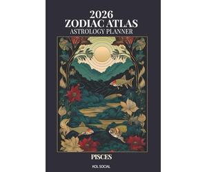 2026 Zodiac Atlas Astrology Planner - Pisces Edition: 12-Month Dated Weekly & Monthly Organiser | Essential Astrological Guide, Intuition, Spirituality & Dream Journal