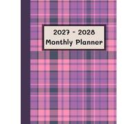 2027-2028 Monthly Planner: 2 Year Calendar 8.5 x 11 Large Size with Holiday Reminders | from JANUARY to DECEMBER 24 Month Organizer Schedule | The ... time and prioritizing to achieve their goals