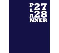 2027-2028 Monthly Planner: 2-Year Calendar with Yearly Goals, Important Dates, Birthday Log, Password and Contacts Pages | Large Print 8.5" x 11” | Ideal for Work, School & Home