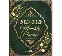 2027-2028 Monthly Planner: 2-Year Monthly Organizer with Calendars, Goal Checklist, Reflection Pages, Password Tracker, Contacts & Notes