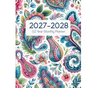 2027-2028 Monthly Planner: 2-Year Monthly Organizer with Yearly Calendars, Important Dates, Contacts, Goals, Birthdays, and Notes