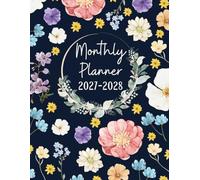 2027-2028 Monthly Planner 2 years: 24 Months, January 2027 to December 2028, 2-Year Calendar, 8.5x11 inches, |Theme: Flowers |