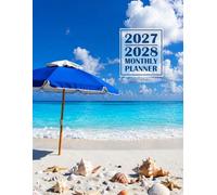 2027-2028 Monthly Planner: Large 24 Month Schedule Organizer Flower Theme from January 2027 to December 2028 to Maintain Task with Holiday, Daily Schedule