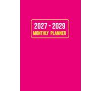 2027 2029 Monthly Planner: 3-Years from January 2027 to December 2029 | 6x9 In Size with Blue Cover.