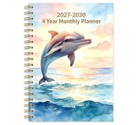 2027-2030 Monthly Planner Notebook: 4 Years Calendar from Jan 2027 - Dec 2030, A5 Monthly Diary Journal Planner(P35)