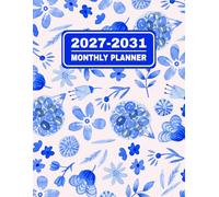 2027-2031 Monthly Planner: Large Print 5 Year Calendar (from January 2027 to December 2031) with Holidays and Inspirational Quotes