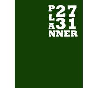 2027 2031 Monthly Planner: Large Print 5 Year Schedule Organizer from January 2027 to December 2031 | Green Cover