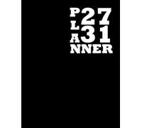 2027 2031 Monthly Planner: Large Print 5 Year Schedule Organizer from January 2027 to December 2031 with Yearly Overview, Goals, Important Dates, Birthdays & Notes | Black Cover