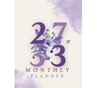 2027-2033 Monthly Planner 7 years: 84 Months, January 2027 to December 2033, 7-Year Calendar, 8.5x11 inches, |Theme: Purple Cover |