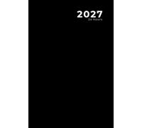 2027, 24 Hours: Diary / Daily Planner and Appointment Book, Classic Black