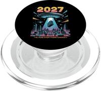 2027 Año Todo Cambia Primer Contacto Alien PopSockets PopGrip para MagSafe