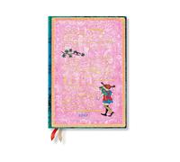 2027 Astrid Lindgren, Pippi Longstocking (Embellished Manuscripts Collection) Midi 12-Month Hardcover Dayplanner (Elastic Band Closure) Daily