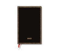 2027 Black Edition Maxi 12-Month Hardcover Dayplanner (Elastic Band Closure) Vertical