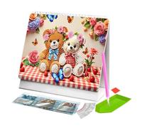 2027 Calendar 19,5 x 17 cm 265 g | DIY Rhinestone Art Daily Planner Kit | Office Decor Gift For Adults Kids