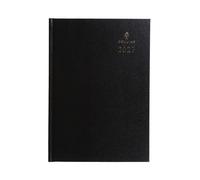 2027 Calendar Year Planner - 12 Month A4 Day-to-Page Diary - Hard Cover in Black