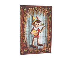 2027 Carlo Collodi, Pinocchio (Fairy Tale Collection) Mini 12-Month Softcover Dayplanner (Elastic Band Closure) Horizontal