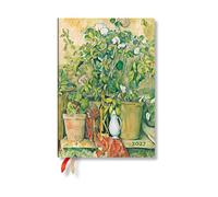 2027 Cezanne's Terracotta Pots and Flowers MIDI Hardcover 12-Month Daily Planner, 416pg, 80gsm by Paperblanks