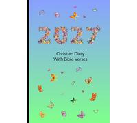 2027 Christian Diary with Bible Verses: 6" x 9" Planner, A Week to View, Weekly Scriptures, Space for Appointments, Renewals, Reminders, Birthdays, Reflection & Weekend Plans (blue)