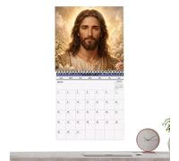 2027 Christian Wall Calendar,Illustrated Jesus Bible Story Painting