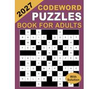 2027 Codeword Puzzles Book For Adults With Solution: Large Print, Easy Level Puzzles | Awesome Puzzle Book For Puzzle Lovers