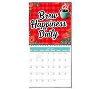 2027 Coffee Calendar | Monthly Weekly Planner For Home Office School