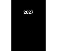 2027 Daily Planner One Page per Day: Hourly Appointment Book | Agenda for 365 Days | Jan 2027 - Dec 2027 | Medium size 6 x 9