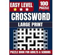 2027 Easy Crossword Puzzle Book for Adults and Seniors: 100 Easy Level Large Print Puzzles | Brain Games with Classic Words for Mental Stimulation, Memory Retention & Relaxation