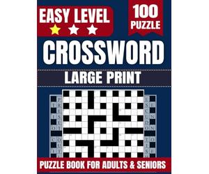 2027 Easy Crossword Puzzle Book for Adults and Seniors: 100 Easy Level Large Print Puzzles | Brain Games with Classic Words for Mental Stimulation, Memory Retention & Relaxation