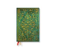 2027 Emerald Flower Mini Horizontal Hardcover 18-Month Weekly Planner, 208pg, 80gsm by Paperblanks (Nature's Grace)
