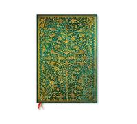 2027 Emerald Flower (Nature’s Grace) Grande 12-Month Hardcover Dayplanner (Elastic Band Closure) Vertical