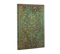 2027 Emerald Flower (Nature’s Grace) Maxi 18-Month Softcover Dayplanner (Elastic Band Closure) Vertical