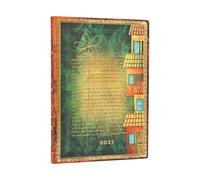 2027 Garcia Marquez, One Hundred Years of Solitude (Embellished Manuscripts Collection) Midi 12-Month Softcover Dayplanner (Elastic Band Closure) Horizontal