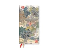 2027 Golden Age of Prosperity (An Era in Jinling) Slim 12-Month Hardcover Dayplanner (Elastic Band Closure) Horizontal