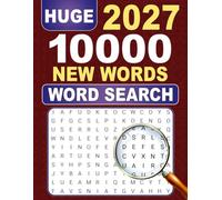 2027 Huge Word Search Puzzle Book: 10,000 Word Find Puzzles For Adults And Seniors, Easy to Read Format With Solutions